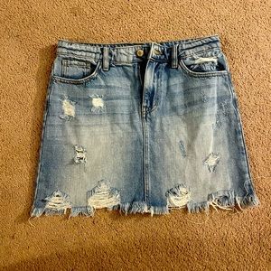 Jean Mini Skirt